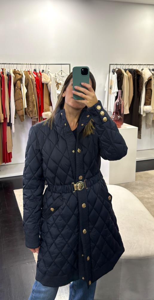 Casaco Acolchoado Regular Botões FRACOMINA