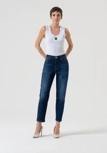  Calça Jeans Carrot Mom Fit FRACOMINA