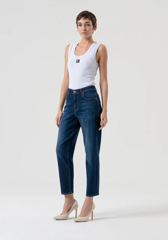 Calça Jeans Carrot Mom Fit FRACOMINA