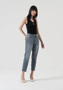 Calça Jeans Mom Fit Blue-Grey FRACOMINA