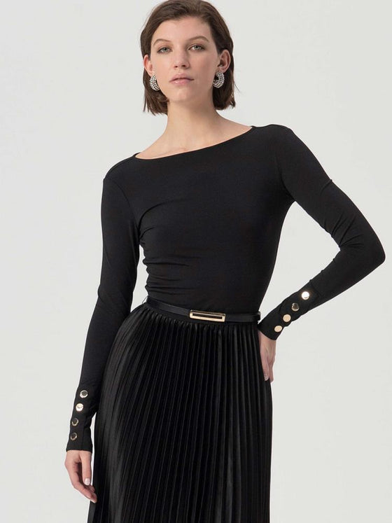 Vestido Midi Plissado FRACOMINA