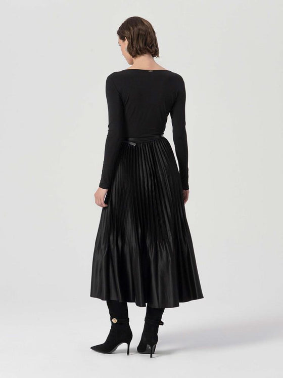 Vestido Midi Plissado FRACOMINA