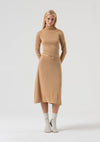Vestido Malha Evasê Lurex FRACOMINA
