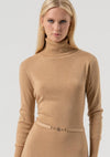 Vestido Malha Evasê Lurex FRACOMINA