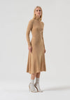 Vestido Malha Evasê Lurex FRACOMINA