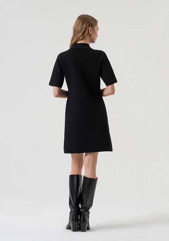 Vestido Mini Malha Evasê FRACOMINA