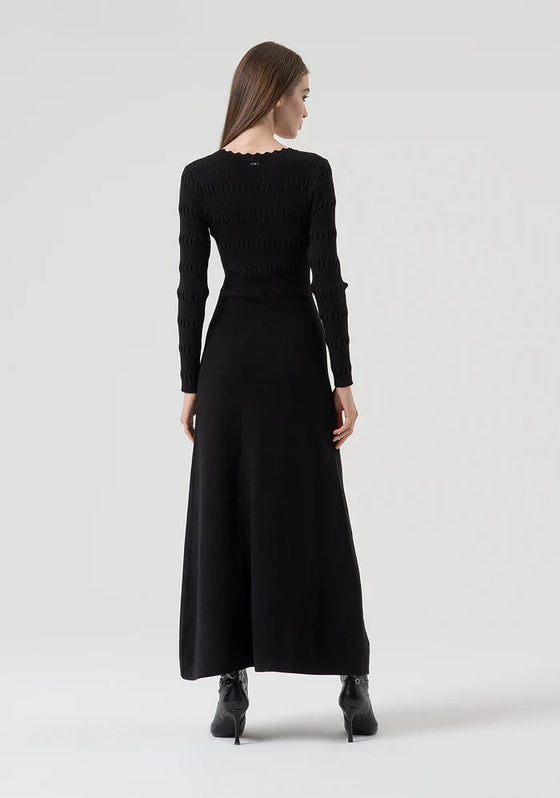 Vestido Longo Malha Slim FRACOMINA