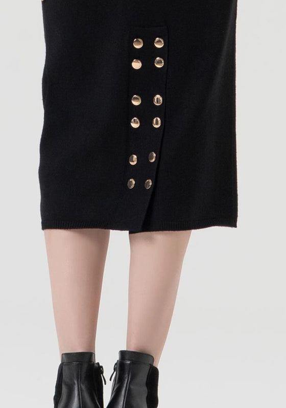 Saia Malha Slim Fit Midi FRACOMINA