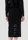 Saia Malha Slim Fit Midi FRACOMINA