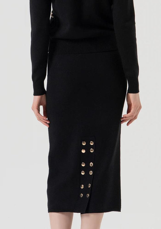 Saia Malha Slim Fit Midi FRACOMINA