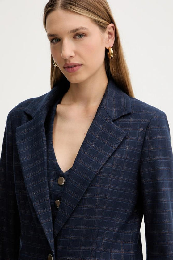 Blazer Xadrez Lurex FRACOMINA