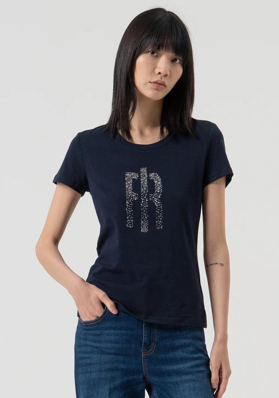 T-shirt Slim Fit Strass FRACOMINA