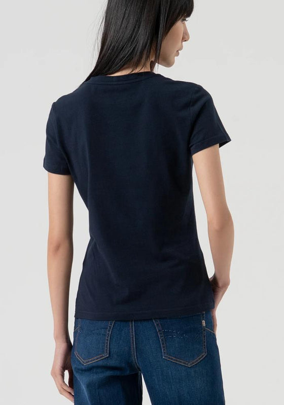T-shirt Slim Fit Strass FRACOMINA