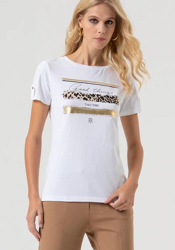 T-shirt Regular Fit TAKE TIME FRACOMINA