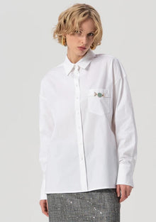  Camisa Over Fit Popeline FRACOMINA