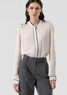  Camisa Regular Fit Seda FRACOMINA