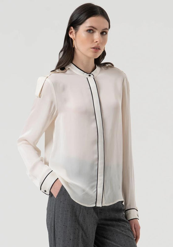 Camisa Regular Fit Seda FRACOMINA