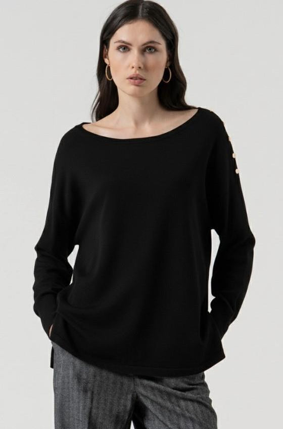 Camisola Regular Decote Barco FRACOMINA
