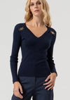 Camisola Malha Slim Nervuras FRACOMINA