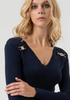 Camisola Malha Slim Nervuras FRACOMINA