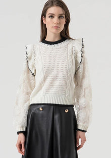  Camisola Malha Overlock FRACOMINA