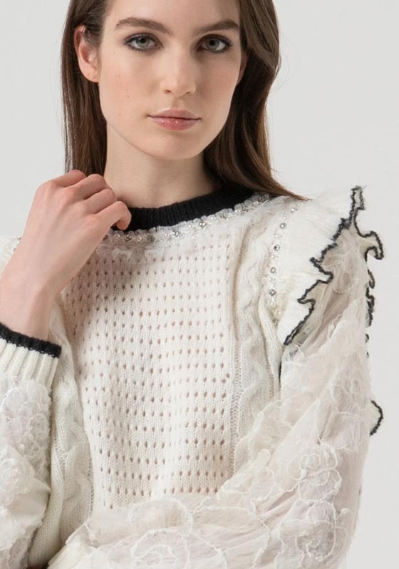 Camisola Malha Overlock FRACOMINA