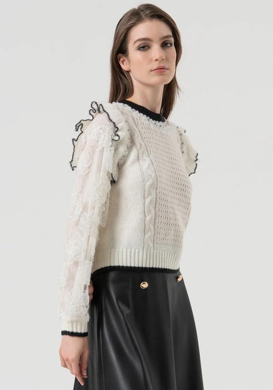 Camisola Malha Overlock FRACOMINA