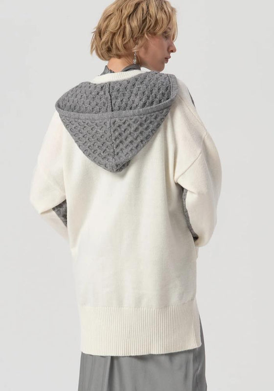 Cardigan Over Fit Sobreposição FRACOMINA