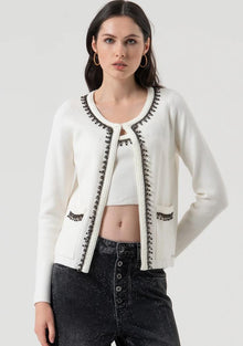  Cardigan Regular Details FRACOMINA