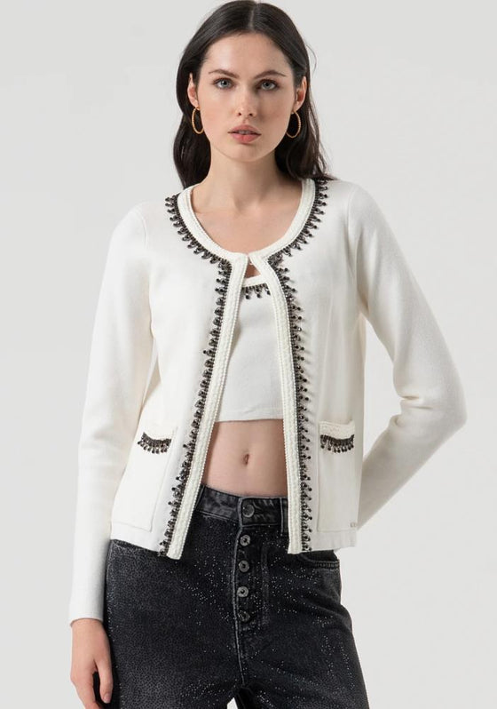 Cardigan Regular Details FRACOMINA