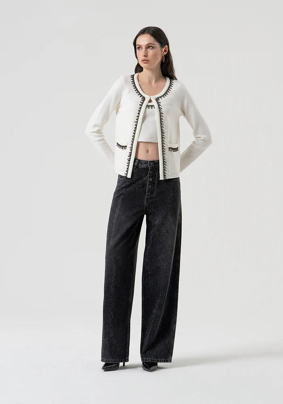 Cardigan Regular Details FRACOMINA