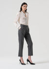 Calça Chino Risca Giz Strass FRACOMINA