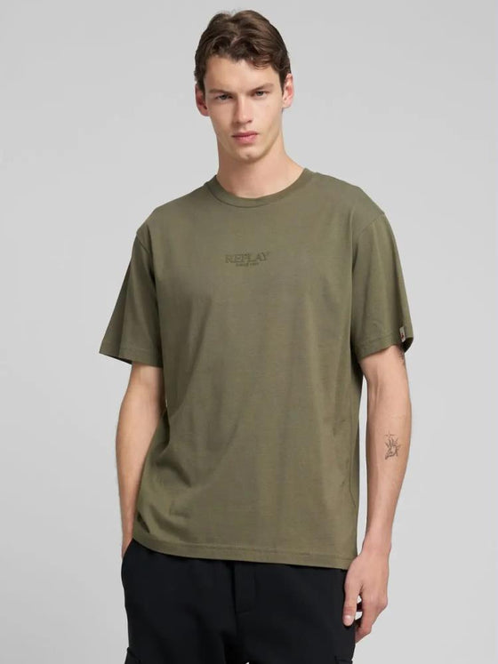 T-Shirt COTTON WITH LETTERING REPLAY