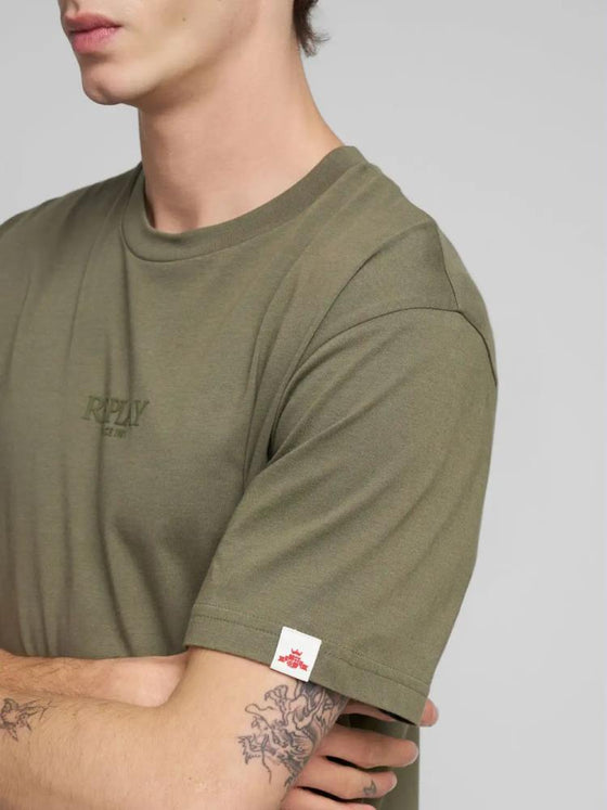 T-Shirt COTTON WITH LETTERING REPLAY