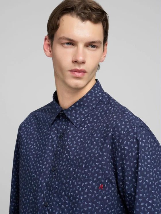 Camisa Regular Estampada REPLAY