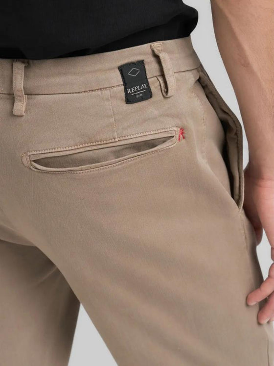 Calça jeans Chino Benni Regular Fit REPLAY