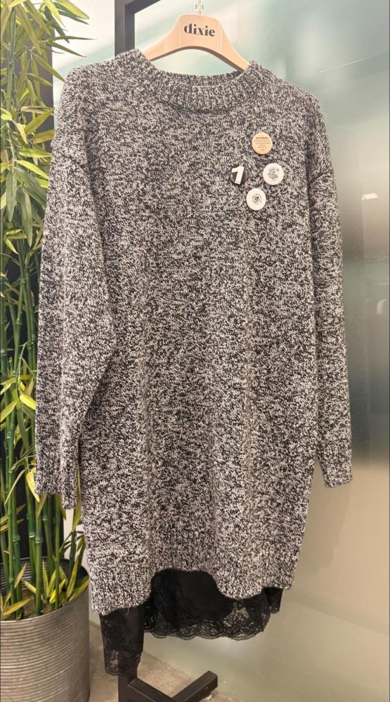 Vestido Pins com Renda DIXIE