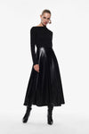 Vestido Longo Couro Sintético IMPERIAL