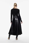 Vestido Longo Couro Sintético IMPERIAL