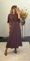 Vestido Midi com Cinto IMPERIAL