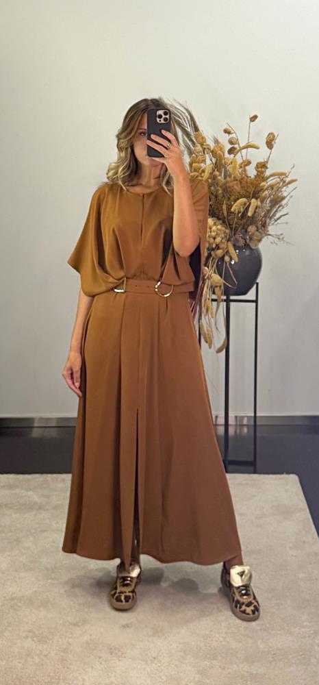 Vestido Midi com Cinto IMPERIAL
