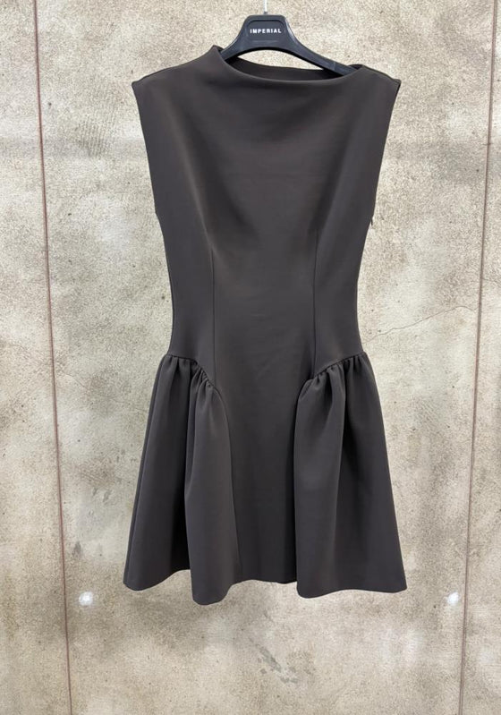 Vestido Evasê Decote Canoa IMPERIAL
