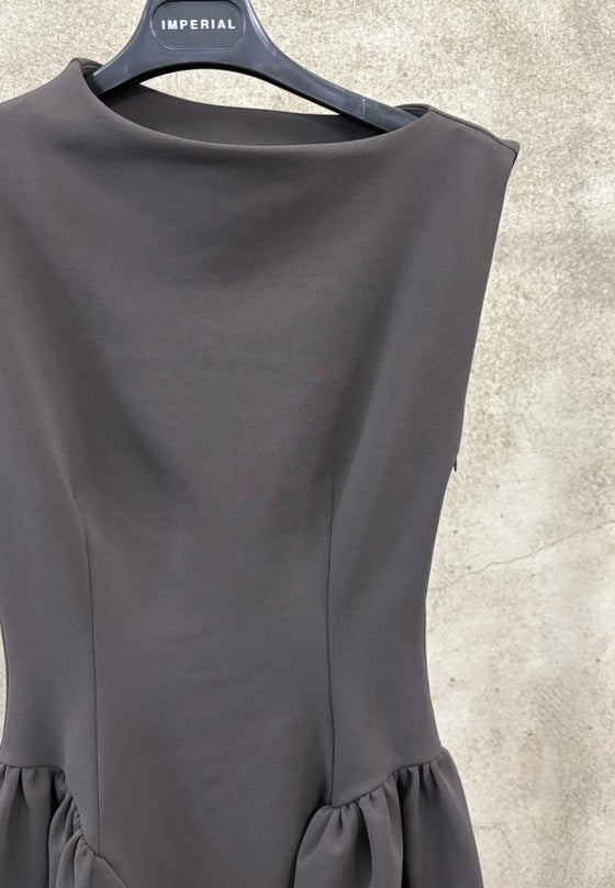 Vestido Evasê Decote Canoa IMPERIAL