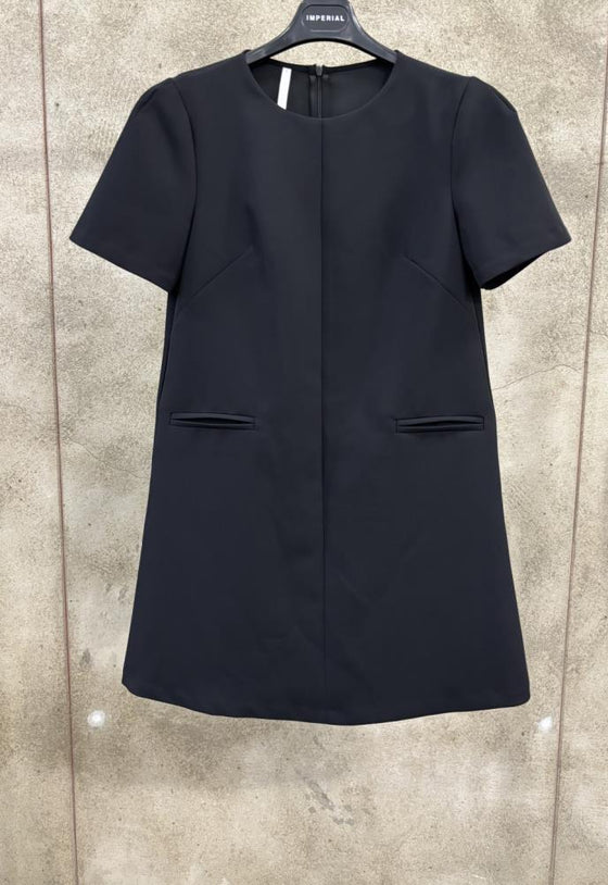 Vestido Mini com Manguitos Renda IMPERIAL