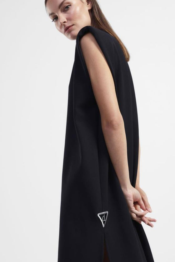 Vestido Midi Ombreiras DIXIE