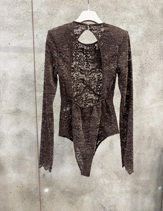 Body Renda c/ Decote Costas DIXIE