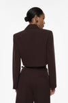 Blazer Crop Botão IMPERIAL