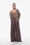 Calça Larga Wide high-waisted IMPERIAL