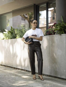  Calças Carrot Couro Sintectico IMPERIAL