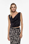 Top Cropped Cetim IMPERIAL